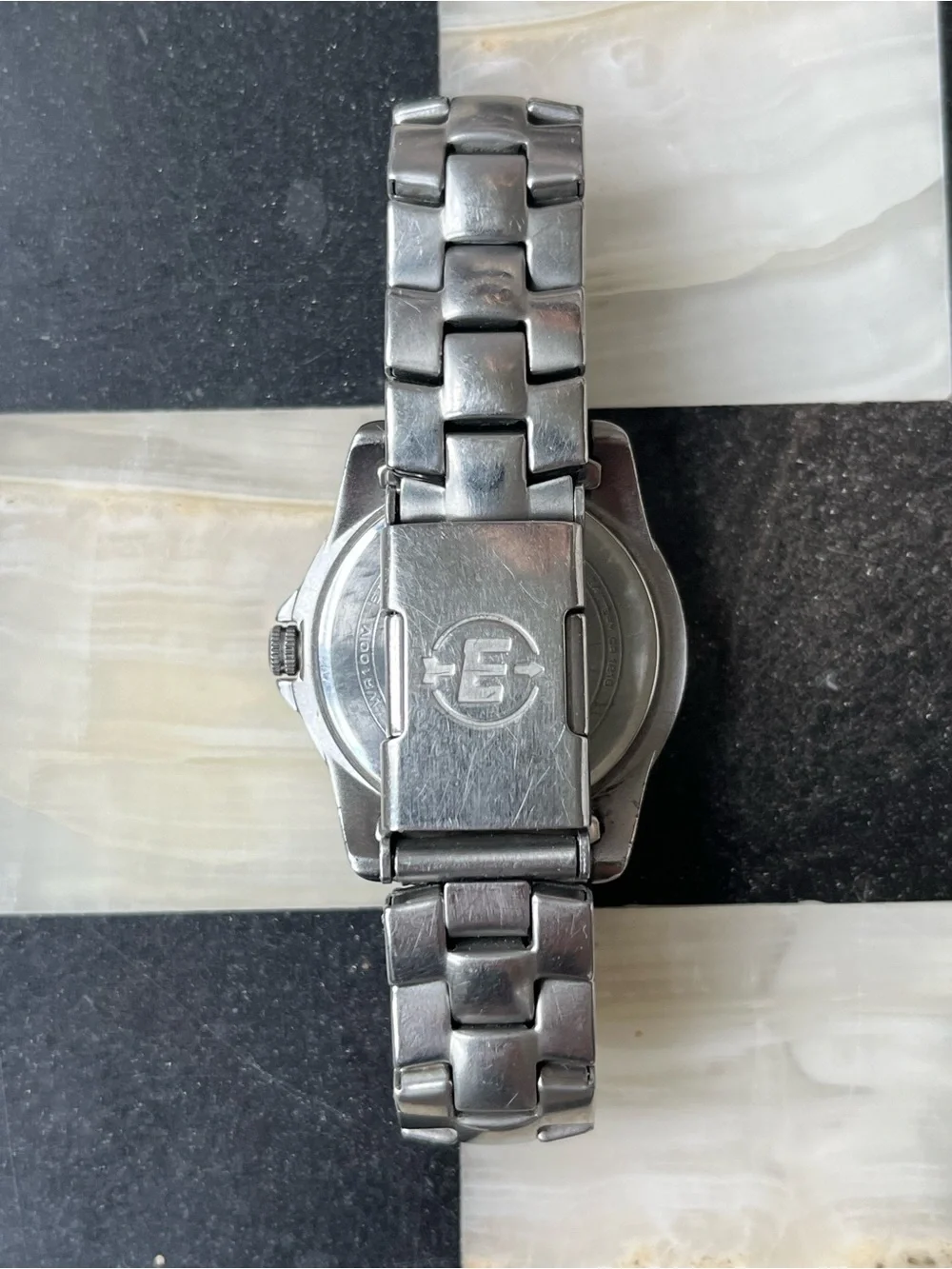 Womens Timex Expedition T4646 Indiglo Stainless Steel Quartz Analog 31mm Watch